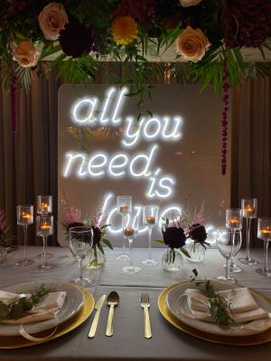 wedding set up