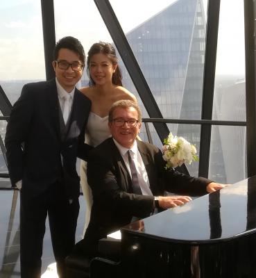 Wedding a The Gherkin, London